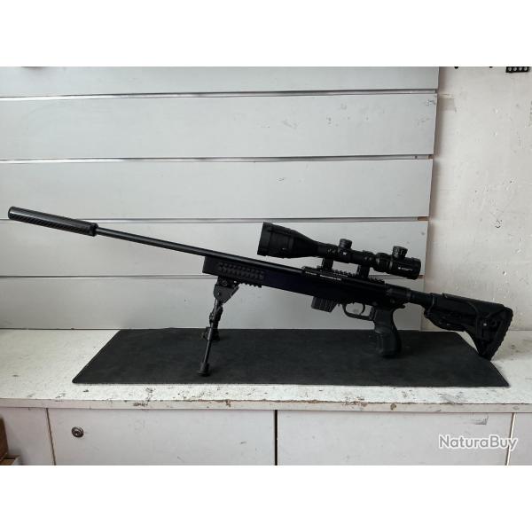 Pack carabine ISSC CAL.22lr + lunettes Vortex 3/12X56 + silencieux + bipied