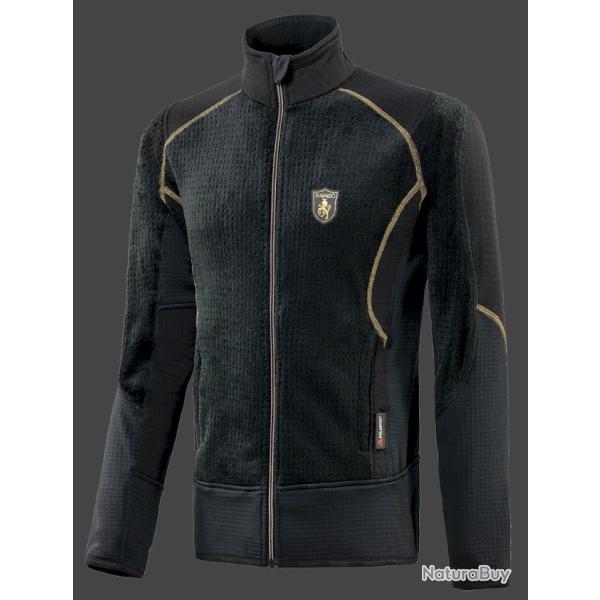 Veste polaire TRABALDO camp black