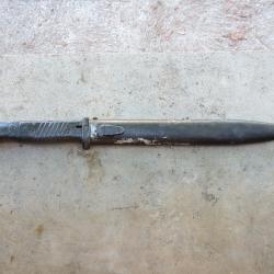 Ba&iuml;onnette allemande mod&egrave;le 1884/98 (3&deg; type) m&ecirc;me num&eacute;ro WW2