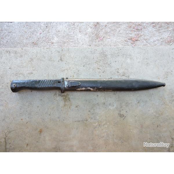 Ba�onnette allemande mod�le 1884/98 (3� type) m�me num�ro WW2