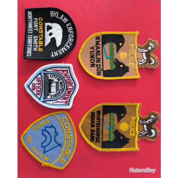 LOT 5 �CUSSONS POLICE AM�RINDIENNE DU CANADA NORTHWEST TERRITORIES indien
