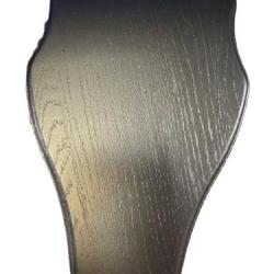 Ecusson ch&ecirc;ne noir pour cerf 32x18