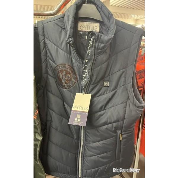 CYRUS GILET CHAUFFANT FEMME BLEU MARINE M