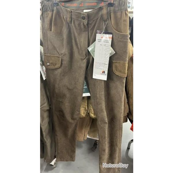 PERCUSSION PANTALON FEMME NORMANDIE MARRON 40