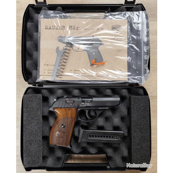 Pistolet MAUSER mod. HSR - Cal .22 LR - Mallette, 2 chargeurs (Occasion)