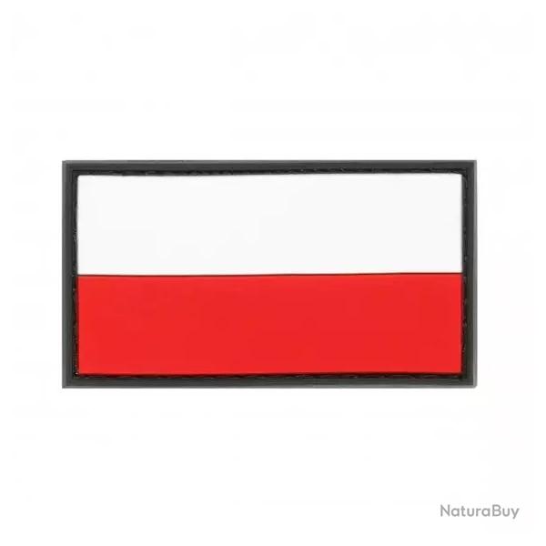 �cusson drapeau Pologne en caoutchouc 3D JTG