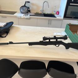 Carabine Rossi 8122 Bolt Action cal. .22 LR + lunette + silencieux + 2 chargeurs + munitions