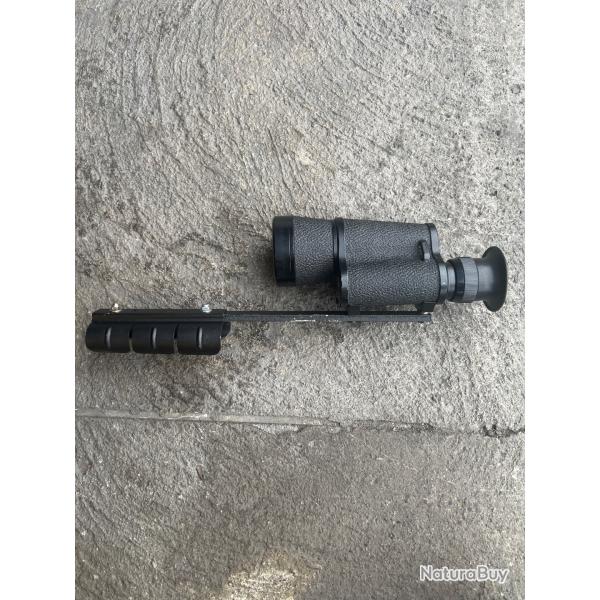 lunette de hutte 7x50 avec support juxta