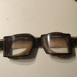 Anciennes lunettes de protection vintage / militaria - Aviateur & Moto ancienne