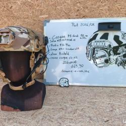 Pack casque balistique P1 GEN2 Multicam Starter