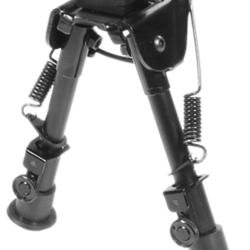 Bipied UTG m&eacute;tal Picatinny et grenadi&egrave;re r&eacute;glable 15,5 &agrave; 20 cm