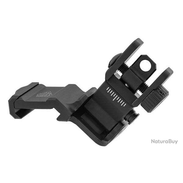 Cran de mire UTG flip-up inclin� 45� Picatinny r�glable