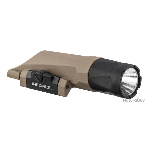 Lampe tactique INFORCE WMLx Gen 3 White / IR 900 Lumens Rail 21mm - Noir / FDE - FDE