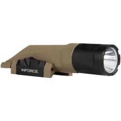 Lampe tactique INFORCE WMLx Gen 3 White 900 Lumens Rail 21mm - Noir / FDE - Tan