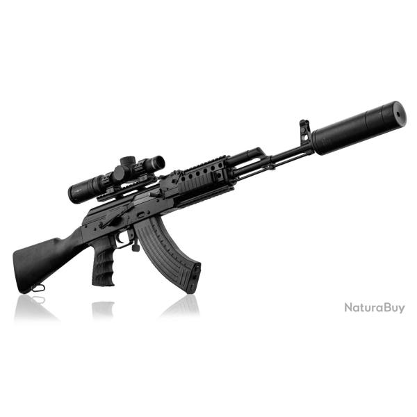 Pack Carabine AK WBP Jack 7.62x39 rail Picatinny avec optique LPVO