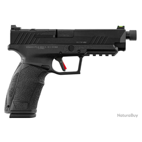 Pistolet TISAS PX-9 Duty Tactical Noir 9x19 mm Optic Ready