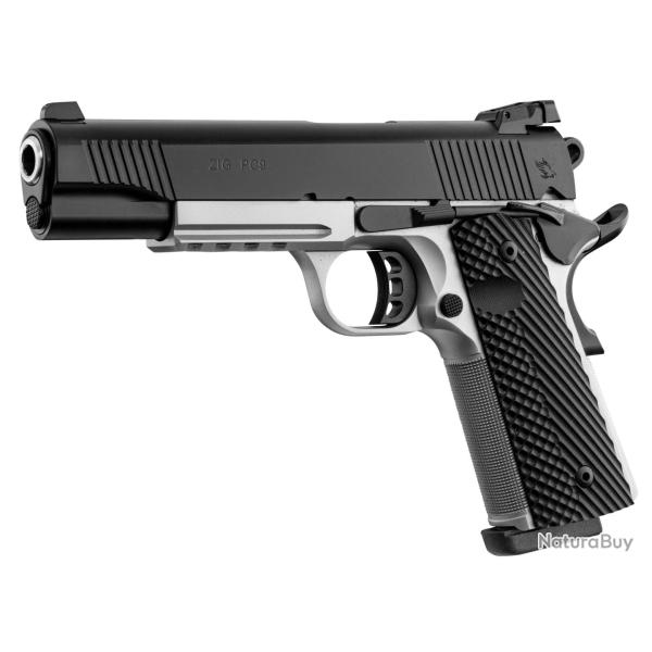 Pistolet TISAS ZIG PC 1911 Bicolore 5" 9x19 mm - 9x19 Hausse fixe