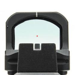 Point rouge UTG OP3 Micro 4 MOA rouge ou vert rail Picatinny - Rouge