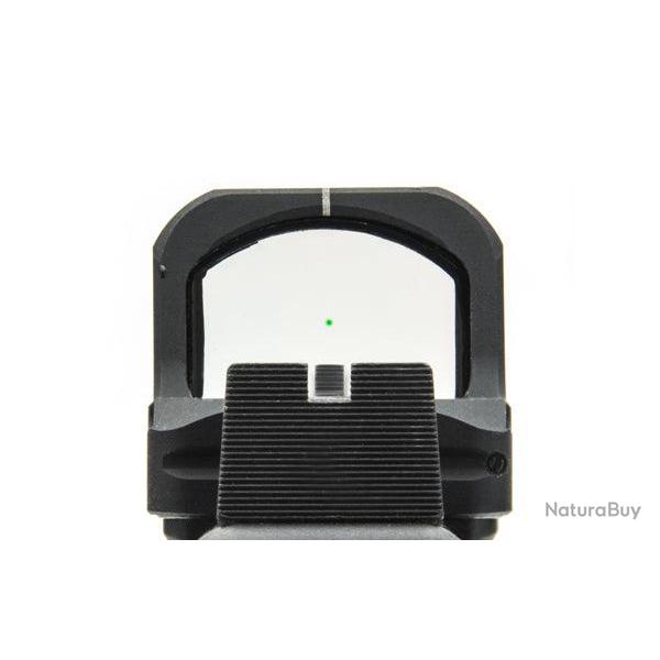 Point rouge UTG OP3 Micro 4 MOA rouge ou vert rail Picatinny - Vert