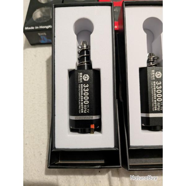 Moteur brushless 33k axe long neuf