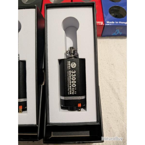 Moteur brushless 33k axe court neuf