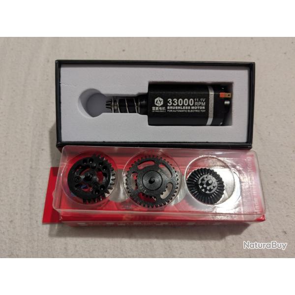 Moteur brushless + engrenage ajour� shs 13:1