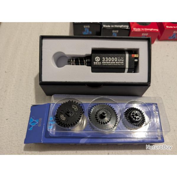 Moteur brushless 33k + engrenage shs 9:1 DSG