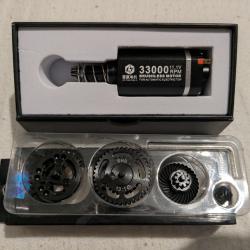 Moteur brushless 33k + engrenage shs h&eacute;lico&iuml;daux 13:1