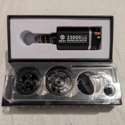 Moteur brushless 33k + engrenage shs h&eacute;lico&iuml;daux 16:1