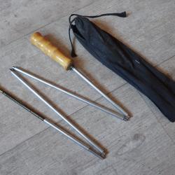 Baguette de nettoyage pour fusils suisses ou tous 7,5 mm. ERLA SI