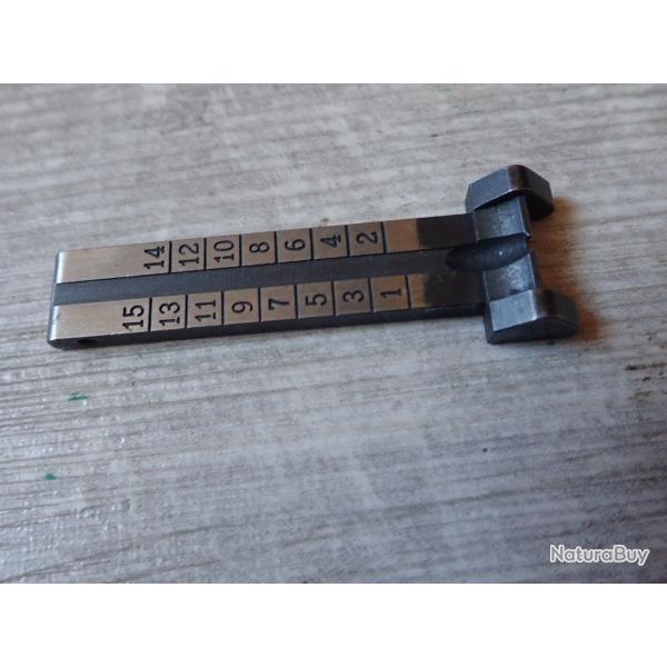 Planchette de hausse pour fusil suisse K31