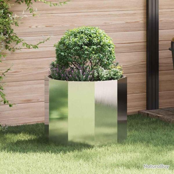 Jardini�re Argent 60 x 60 x 50 cm Acier inoxydable