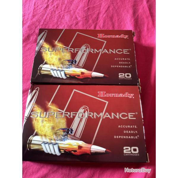 Deux bo�tes Hornady Superformance GMX sans plombs en 130g cal 270 win