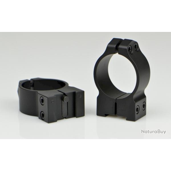 Colliers de montage warne pour tikka 30mm medium