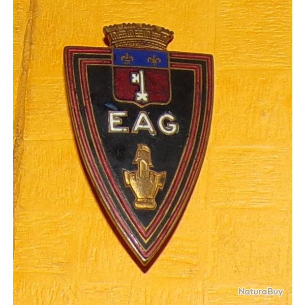 Ecole d'Application du G�nie, cuirasse grav�e, �cu allong� noir 2 orles rouges pot en t�te cuirasse