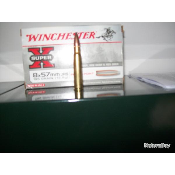 Winchester 8x57 jrs 195 grain