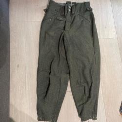 Pantalon Wehrmacht M43 -1943 Wilhelm Viohl Berlin Taille 70/96