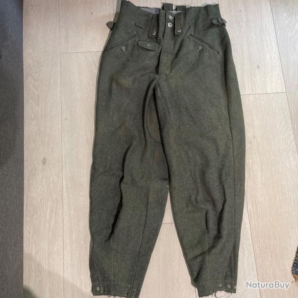 Pantalon Wehrmacht M43 -1943 Wilhelm Viohl Berlin Taille 70/96