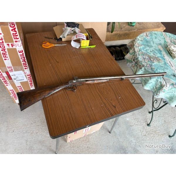 Fusil ancien � Chiens calibre 16