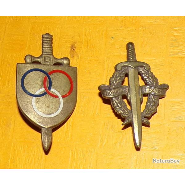 LOT DE 2 ECOLES , FABRICANT DRAGO PARIS    ,  HOMOLOGATION SANS  ,  ETAT VOIR PHOTOS .  POUR TOUT RE