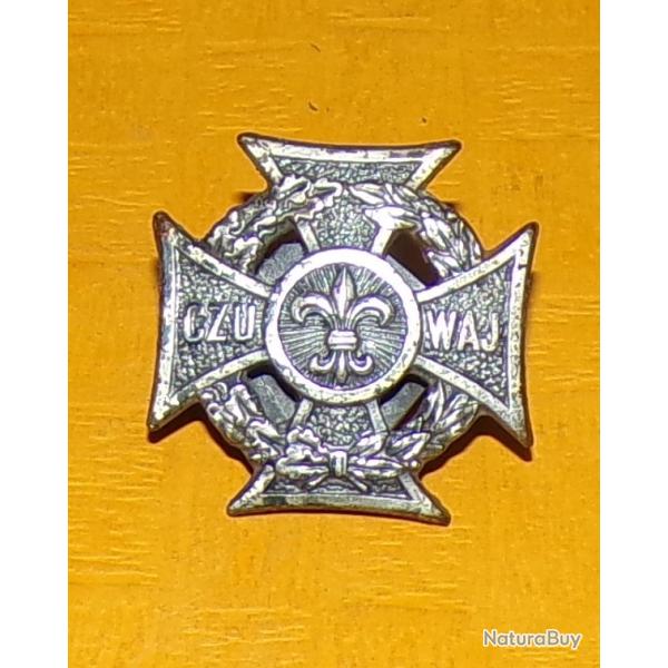 INSIGNE SCOUT POLONAIS , ANNEE 1930 ENVIRON  , BON  ETAT VOIR PHOTOS .  POUR TOUT RENSEIGNEMENT ME C