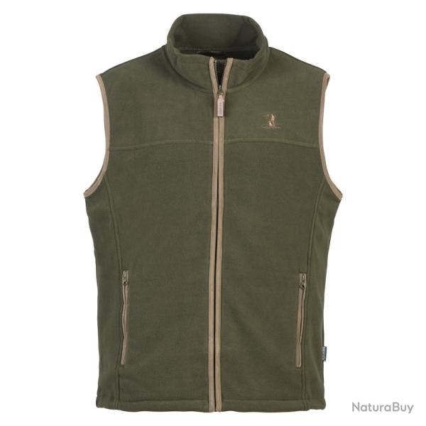 Gilet polaire percussion Scotland Kaki - TAILLE S
