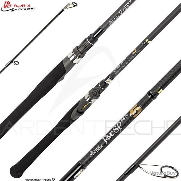 Ench�re � 1� ! Canne spinning ULTIMATE FISHING Five spin SP 65 M Good vibes