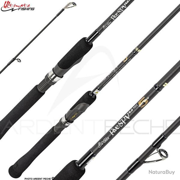 Ench�re � 1� ! Canne spinning ULTIMATE FISHING Five spin SPV 6.0 MH Verti sense