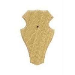 Ecusson bois claire pour chevreuil 22X13