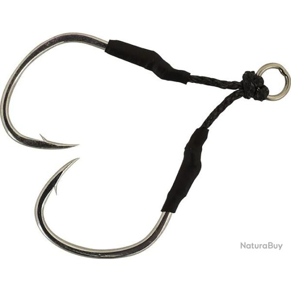 Assist Hook Double Decoy DJ-80 Twin Pike Shorter 2/0 Par 2