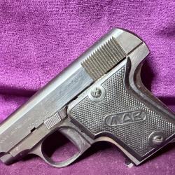 Pistolet MAB Mod&egrave;le A - calibre 6,35 mm Browning - Cat&eacute;gorie B - Manufacture d'Armes de Bayonne