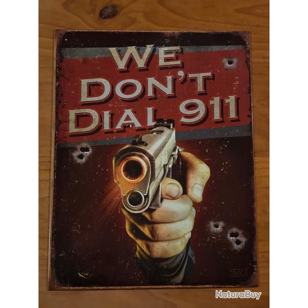 Plaque publicitaire COLT 1911