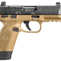 Pistolet FN HERSTAL 502 Tactical Bi-Tone Black/FDE cal.22Lr
