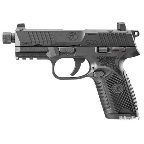 Pistolet FN HERSTAL 502 Tactical BLACK cal.22Lr